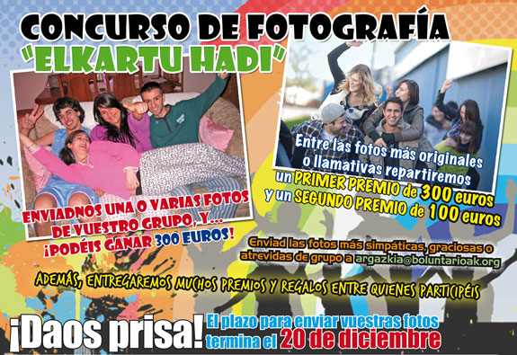 Concurso de fotografía "ELKARTU HADI"